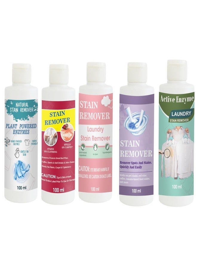 مجموعة مزيلات بقع توفوس، تتضمن مزيل بقع القمصان، الأحمر، الوردي، البنفسجي، والفستقي | محلول تنظيف متعدد الأسطح للملابس والأقمشة والمفروشات (100 غرام لكل عبوة) - Image 1